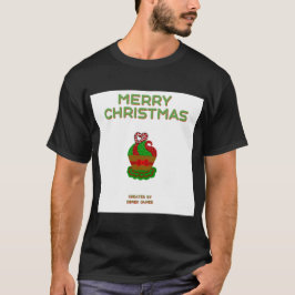 Kerst Cupcake Mannen Shirt