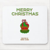 Kerst Cupcake Muismat (Voorkant)