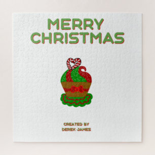 Kerst Cupcake Puzzel (50,8 cm x 50,8 cm) Legpuzzel