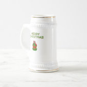 Kerst Cupcake Stein Mok (Voorkant links)