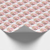 Kerst Cupcakes met Candy Canes Cadeaupapier (Hoek)