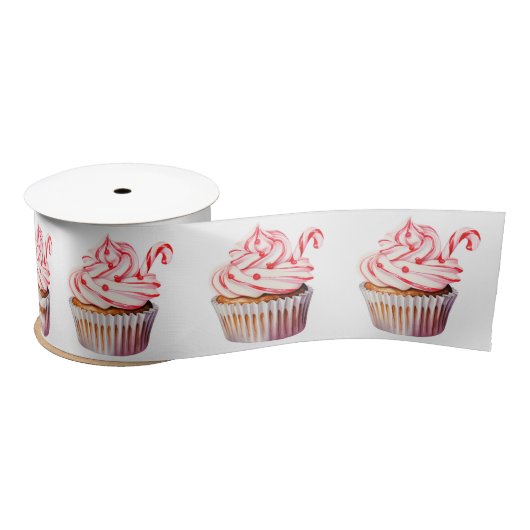 Kerst Cupcakes met Candy Canes Lint (Spoel)
