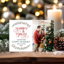 Kerst Custom Photo Collage Elegant Greenery