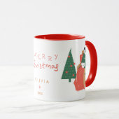 Kerst Cute Mok (Voorkant rechts)