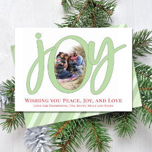 Kerst Cute Vreugde Typografie Eenvoudig Whimsical Feestdagenkaart
