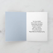 Kerst Dankdag en Halloween-vakanties  Kaart (Binnen)