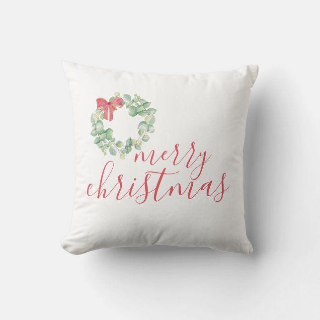 Kerst Decor Boerderij Vakantie Kussen (Voorkant)