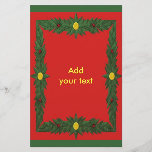 Kerst Decoratie Flyer (Voorkant)