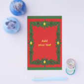 Kerst Decoratie Flyer (Enkel)