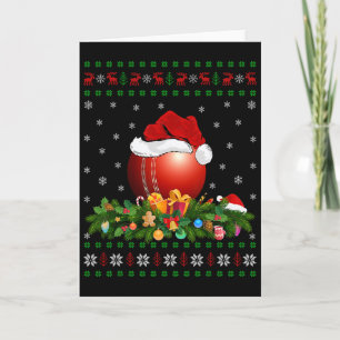 Kerst Decoratie Lelijke Kerstman Cricket Ll Kerstm Kaart