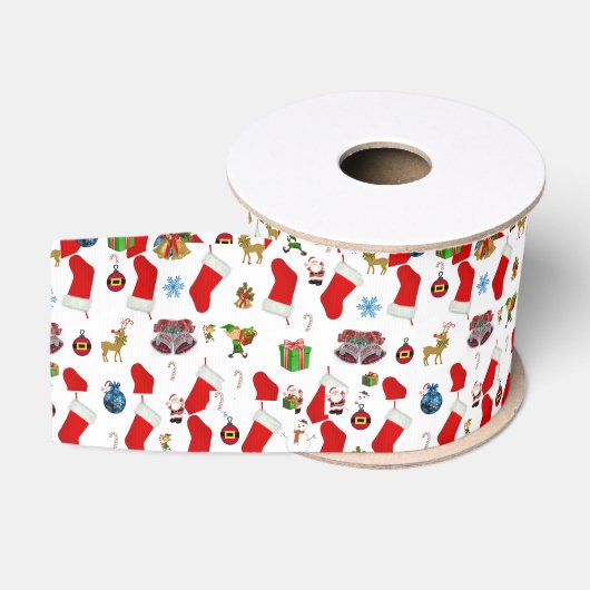 Kerst decoratief lint (Spoel)