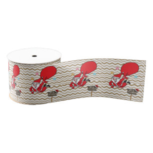 Kerst decoratief lint, Sinterklaas Grosgrain Lint