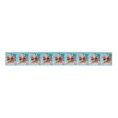 Kerst decoratief lint, Sinterklaas Grosgrain Lint (Voorkant)