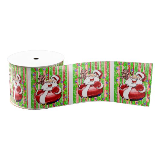 Kerst decoratief lint, teddybeer grosgrain lint (Spoel)