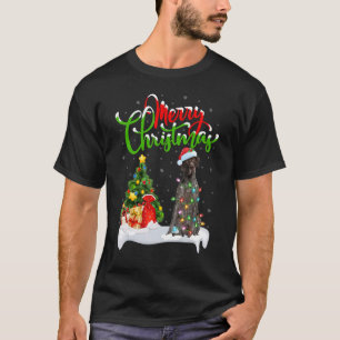 Kerst Decoraties Duitse Korthaar Pointer Hond Ch T-shirt
