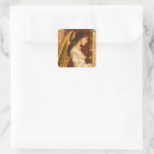 Kerst Decoratieve Engel Envelop Seal Vierkante Sticker (Tas)