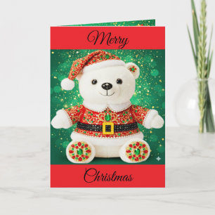 Kerst decoratieve kaart