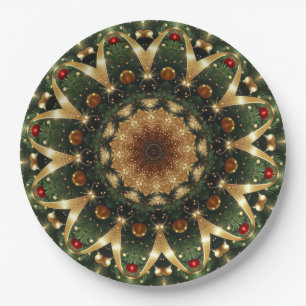 Kerst decoratieve vakantie papieren bord