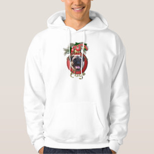 Kerst - Dek de zalen - Pugs Hoodie