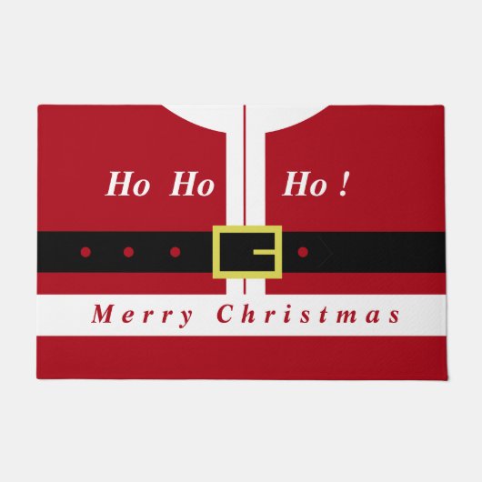 Kerst Deurmat met Sinterklaas Design - Grappig (Voorkant)