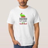 Kerst Dieet Elf Squad, Dieet Squad T-shirt (Voorkant)