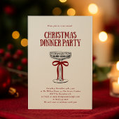 Kerst Dinner Party Uitnodiging