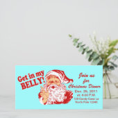 Kerst Dinner Uitnodigingen (Staand voorkant)