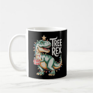 Kerst Dinosaurus Boom T Rex Kerstverlichting Vakan Koffiemok