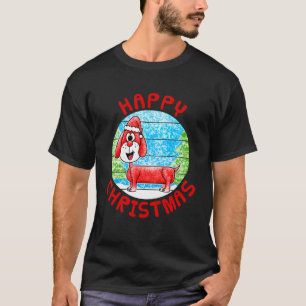 Kerst Doedel Hond Kerstmis Grappig T-shirt