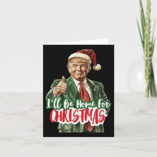 Kerst Donald Trump President 2024 Dancing Funn Kaart