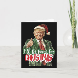 Kerst Donald Trump President 2024 Dancing Funn Kaart