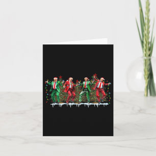 Kerst Donald Trump President 2024 Dancing Funn Kaart