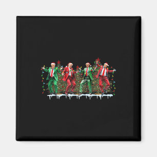 Kerst Donald Trump President 2024 Dancing Funn Magneet