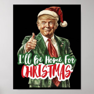 Kerst Donald Trump President 2024 Dancing Funn Poster
