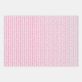 Kerst Donker Mauve Taupe Licht Blush Roze Zigzag Inpakpapier Vel (Voorkant)