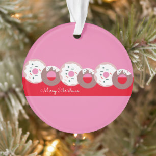 Kerst Donuts Strooigoed Bakkerij Ornament