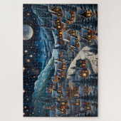 Kerst dorp puzzel (Verticaal)