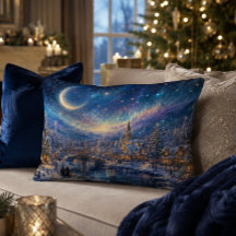 Kerst Dorps Accent Kussen