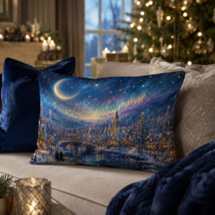 Kerst Dorps Accent Kussen