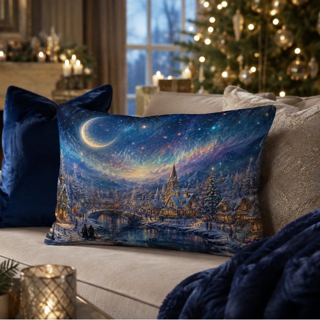 Kerst Dorps Accent Kussen (Creator heeft geüpload)