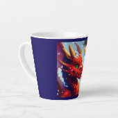 Kerst Dragon 2 Latte Mok (Linkerhoek)