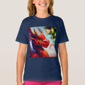 Kerst Dragon 2 T-shirt (Voorkant)