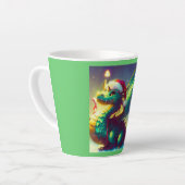 Kerst Dragon 3 Latte Mok (Linkerhoek)