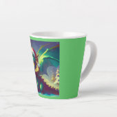 Kerst Dragon 3 Latte Mok (Rechterhoek)