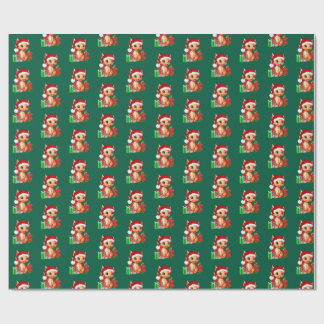 Kerst Dragon Inpakpapier