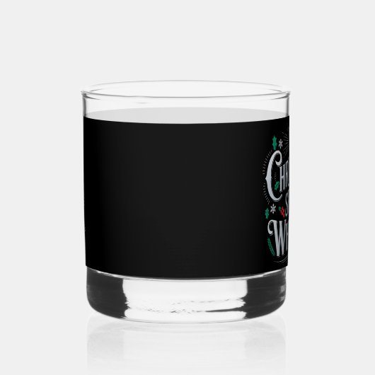 Kerst Drink Whiskey Lovers Drinker Gezegde Whisky Glas (Links)