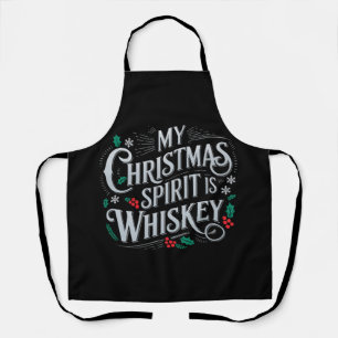 Kerst Drinken Whisky Liefhebbers Drinker Zeggen Schort