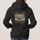 kerst, droog en helderziend hoodie (Achterkant)