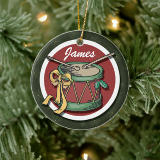 Kerst Drum Ornament