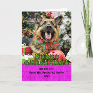 Kerst - Duitse Herder - Thor Feestdagen Kaart